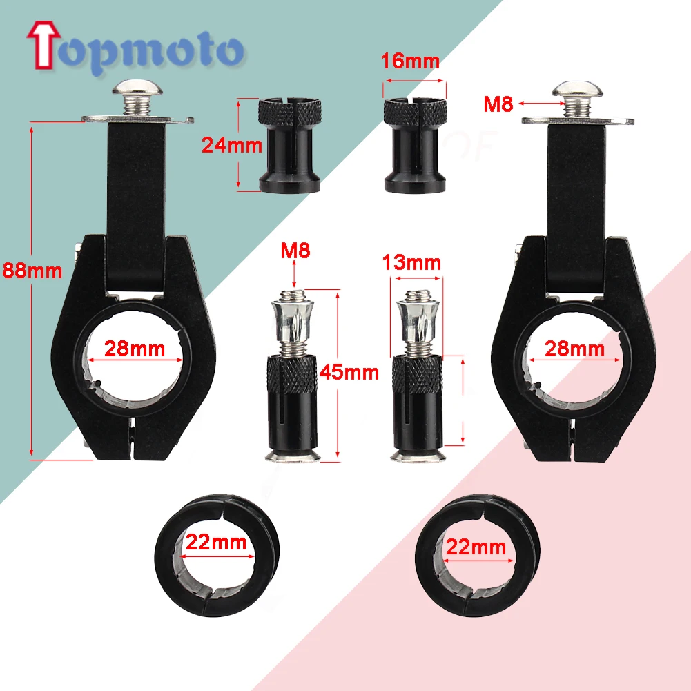 واقي مقود الدراجة النارية للدراجة الترابية ، واقي اليد ، واقي الحماية ، KTM ، هوندا ، ياماها ، سوزوكي ، هوندا ، مركبة ، 22 * ، 28 * #5