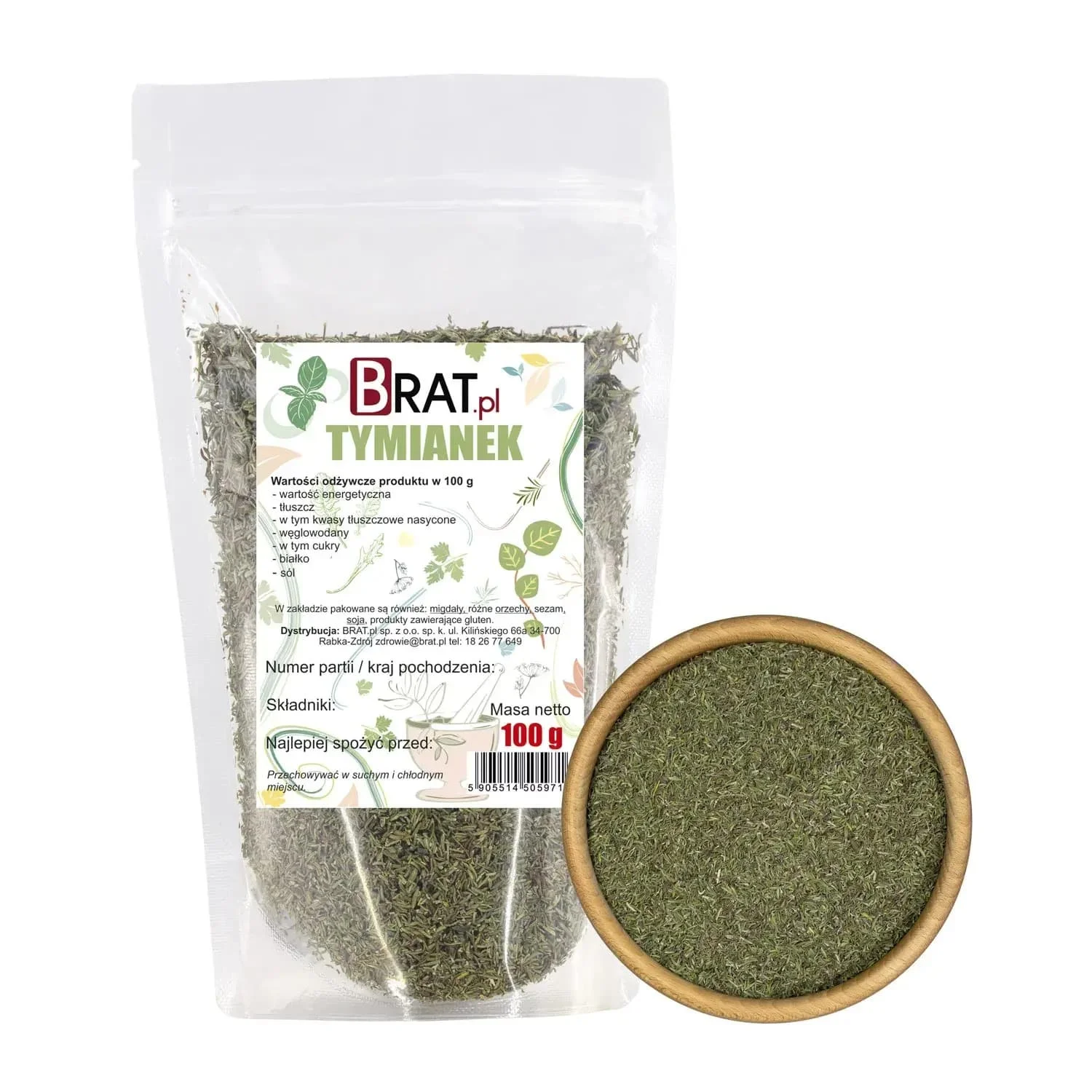 Tymianek liść 100g