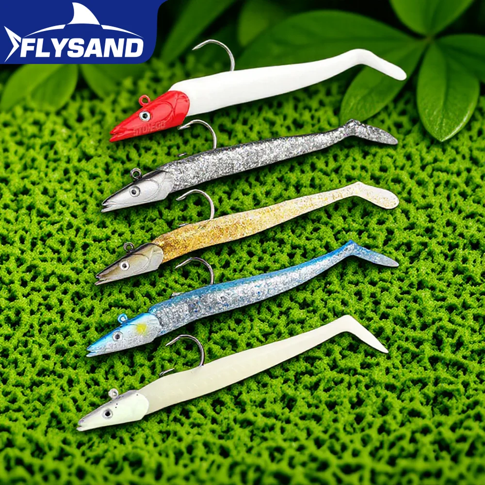 11 cm/16 cm Weicher Köder Köder Silikon Jig Fisch Kopf Sinkende Angeln Köder Frische Salzwasser Natürliche lebende Lebendige Körper