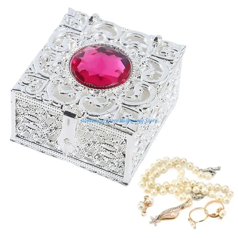 573B Compact Jewelry Storage Solution Elegant Jewelry Holder For Fashion Enthusiasts