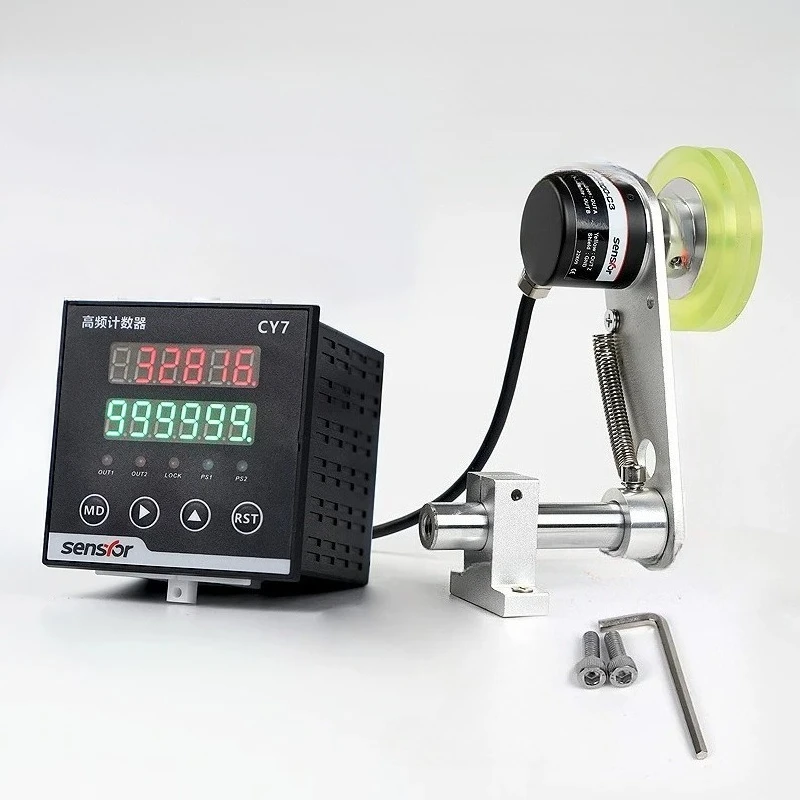 High-Precision Roller-Type Electronic Display Digital Display Edge Banding Machine Counting Meter Encoder Controller