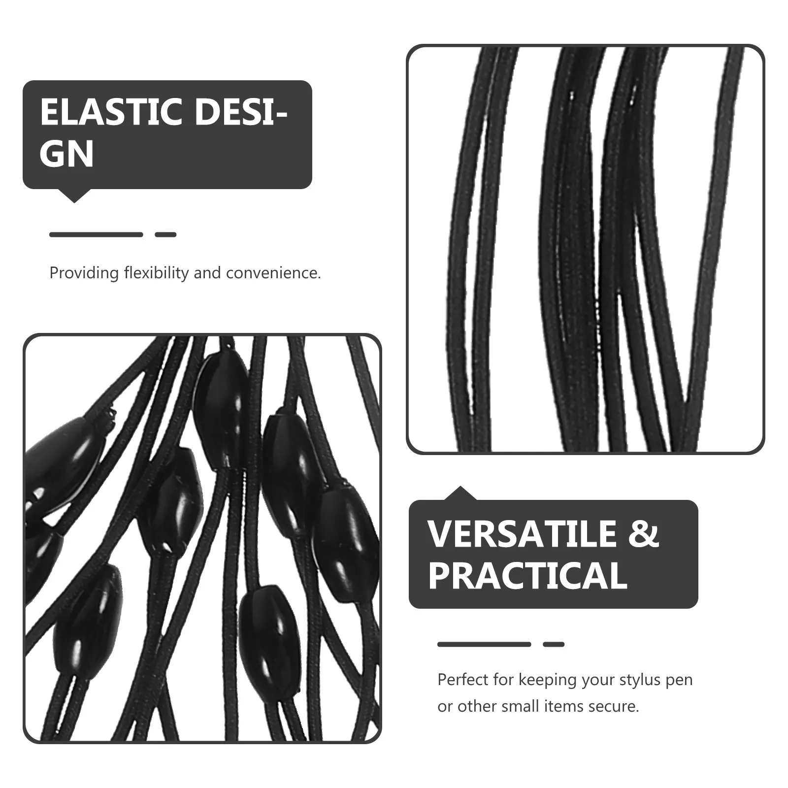 

10 шт. страховочных шнурков для ручек, эластичных шнурков для стилусов, ремешков-держателей, защитных ремней от потери