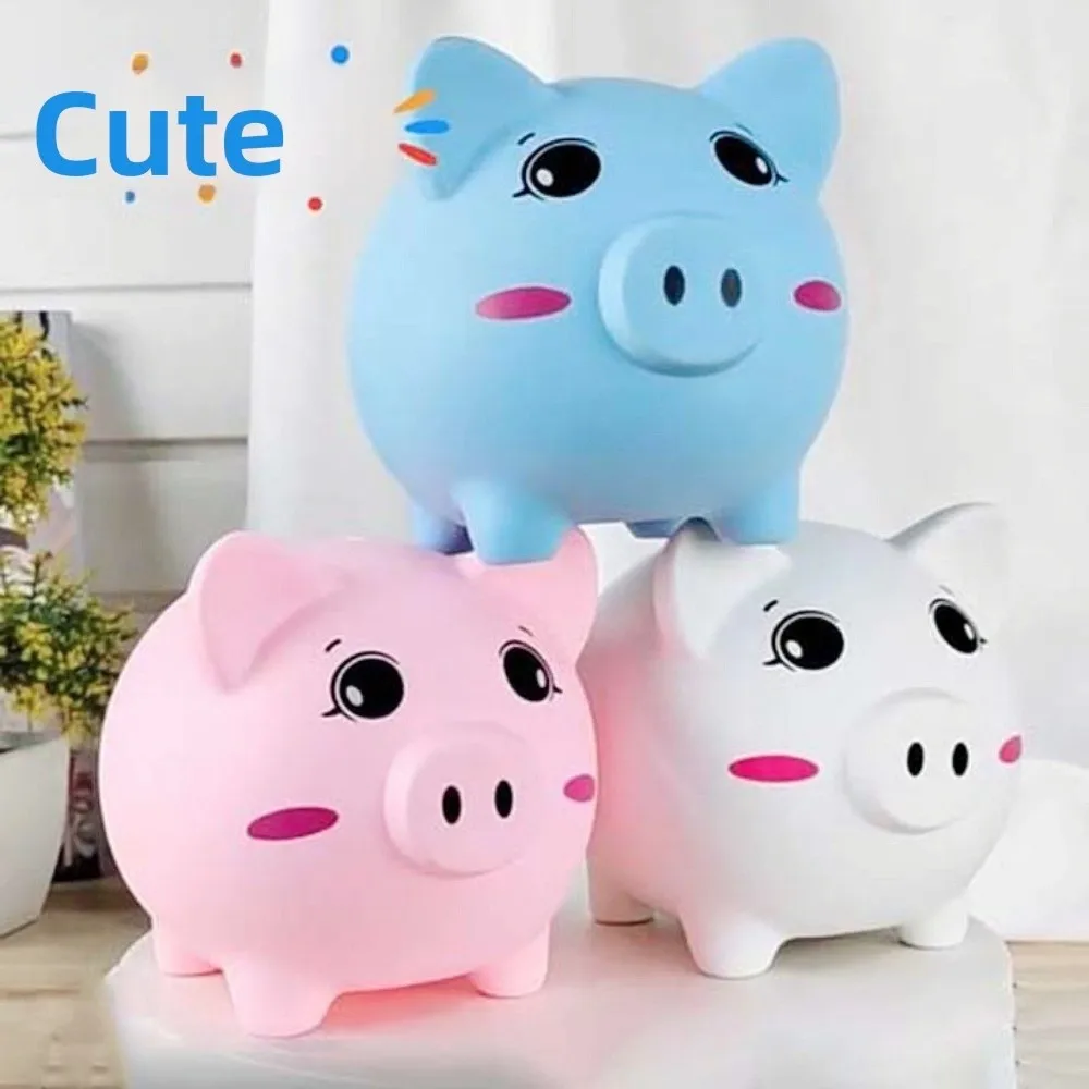 Anti Drop Pig Spaarpot Spaarpot Grote Capaciteit Cartoon Varken Spaarpotten Decoratief Model Varken Model Spaarpot Munten Cash