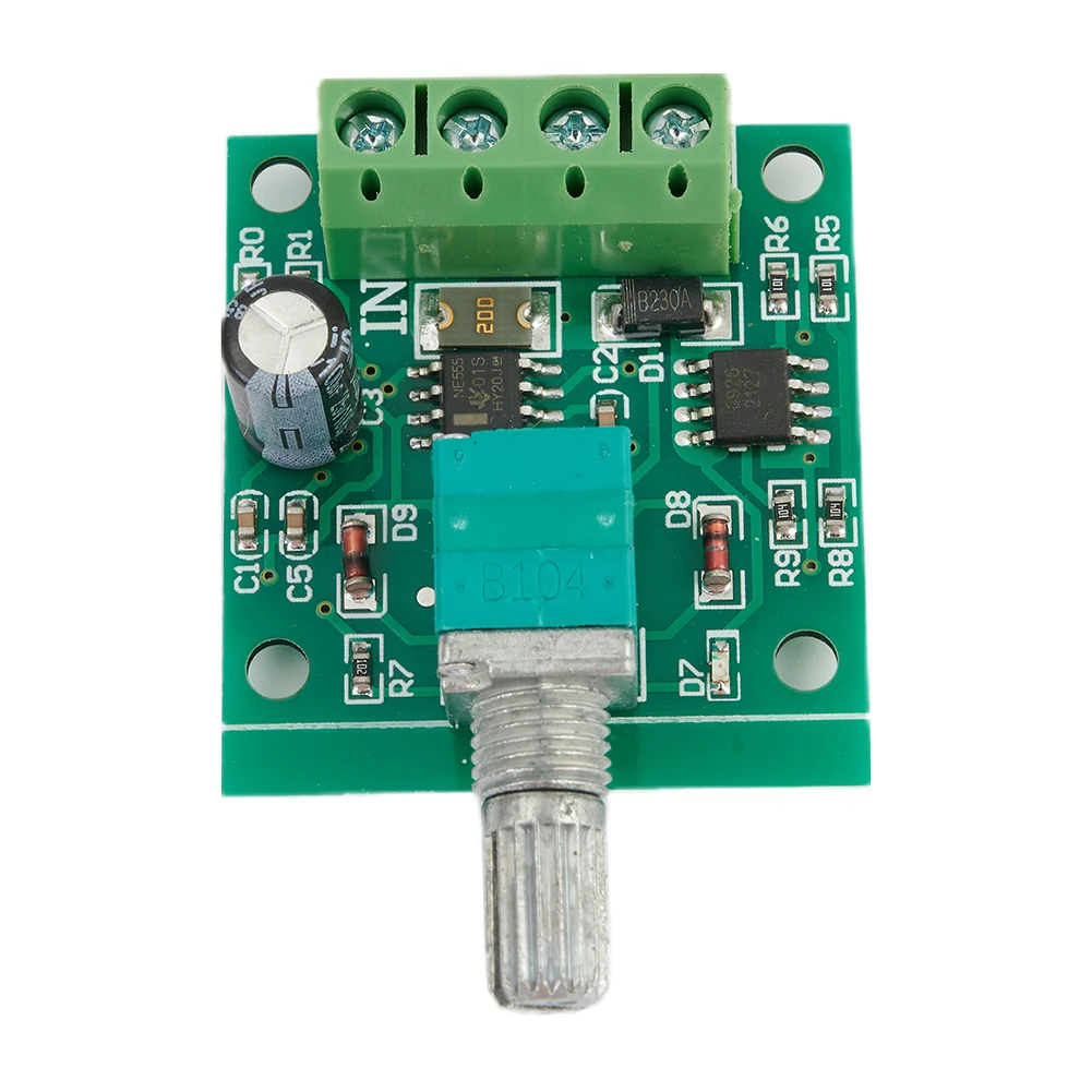 DC Motor DC Motor Speed Controller Boutique DC Barrier Terminal Block Controller DC1.8-15V Kit Load Linear Motor 0-2A