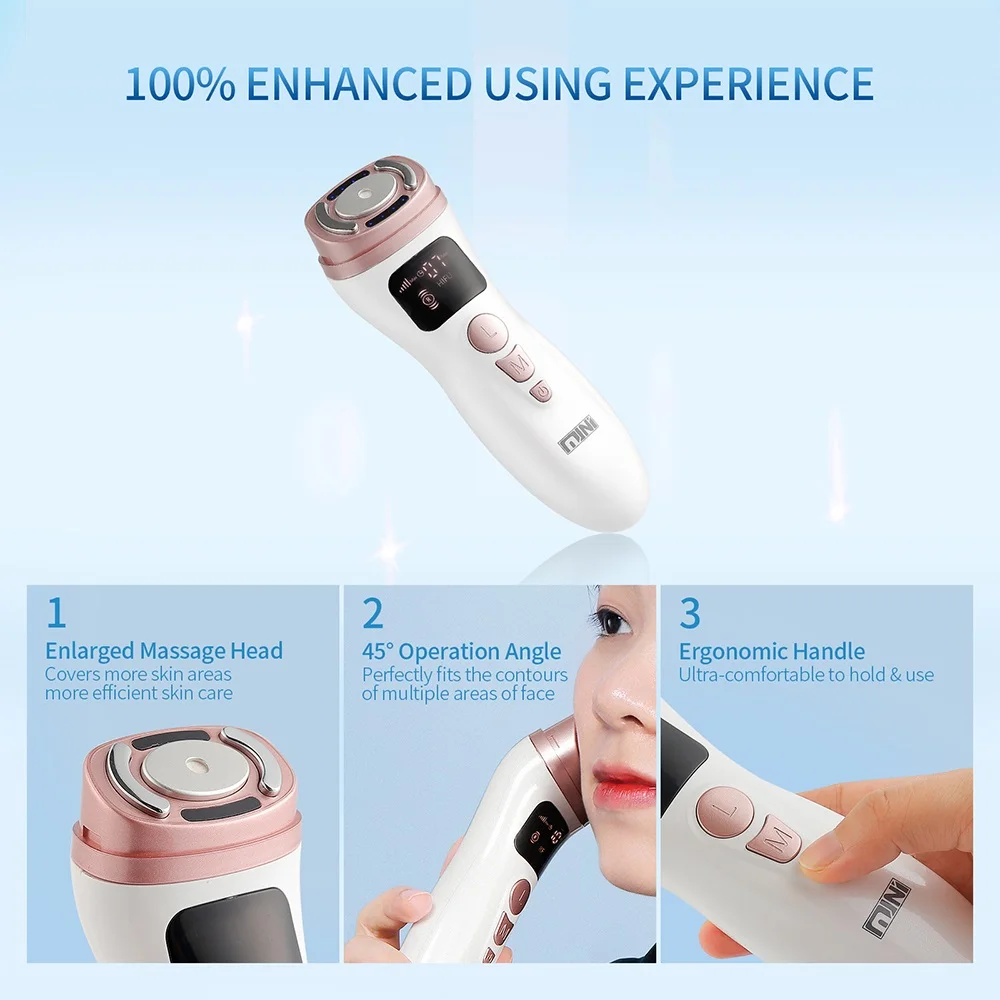 Mini HIFU Maschine Ultraschall RF EMS HIFU Gesichts Lifting Hautstraffung Gerät Gesicht Kinn Hals Auge Anti Falten Massagegerät Heimgebrauch