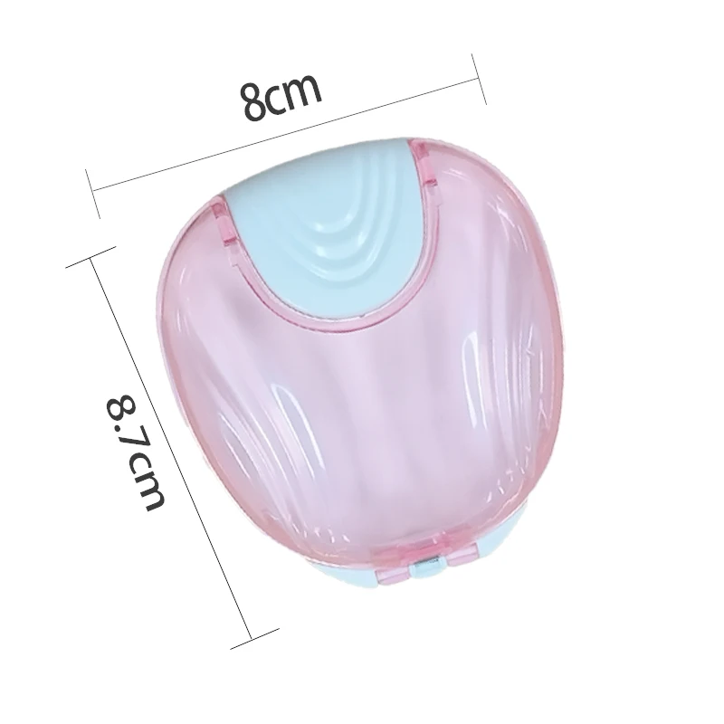 Dental False Teeth Cleaning Box Denture Bath Container Retainer Holder Case Retainer Carrying Tooth Glue Storage Box