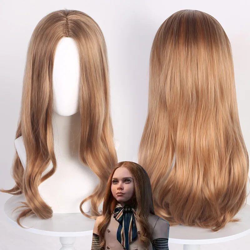 

Synthetic Long Wavy Middle Part Wig Mi-gan Inspired Cosplay Costume Heat Resistant Fiber Hair for Party Halloween Carnival