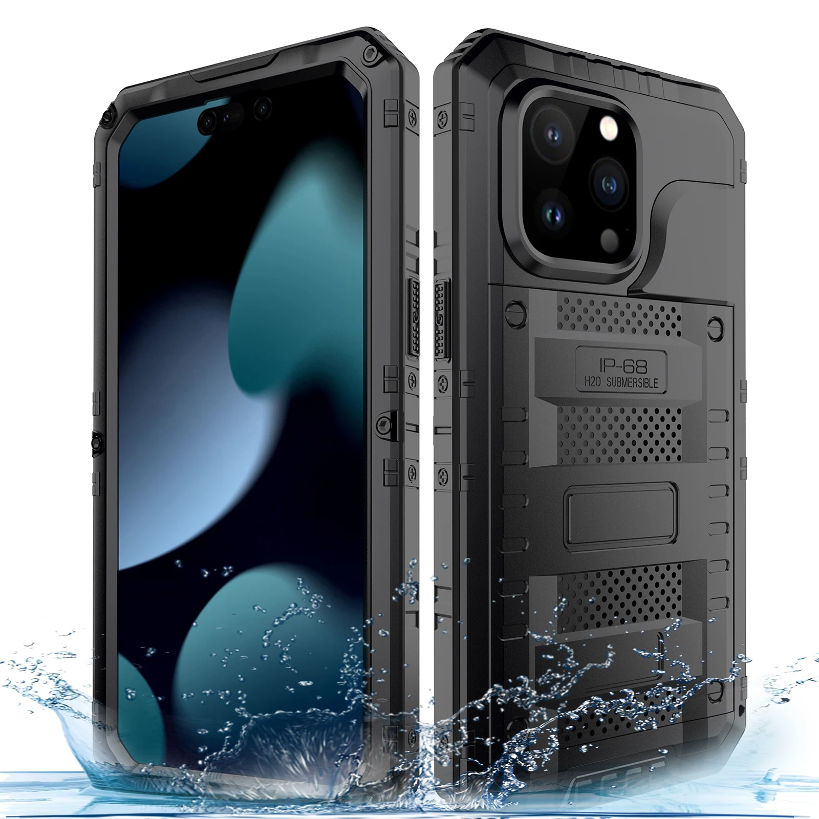 

IP68 Waterproof Shockproof Case For iPhone 15 Pro Max 14 13 12 11 XS MAX XR XS SE 2022 XS 2020 8 7 Plus Armor Full Protection