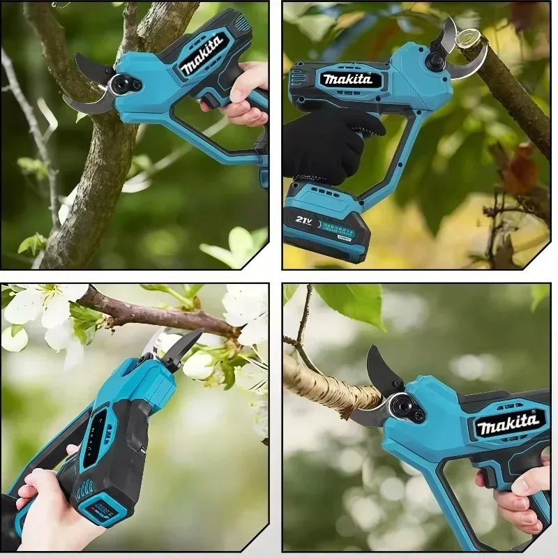 Makita 18V Battery Compatible Makita Brushless Electric Pruning Shears Cordless High Power Garden Branch Cutter Tool view 3