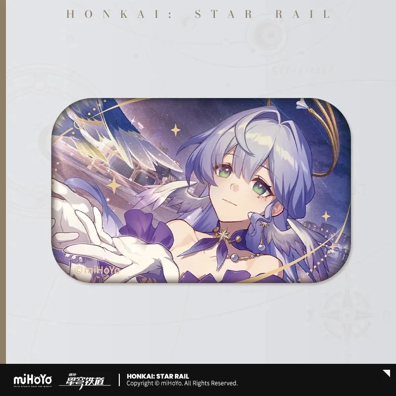 miHoYo Game Official Honkai Star Rail Memories of Walking With You Series Tinplate Badge Boothill Sunday Anime Brooch Xmas Gifts