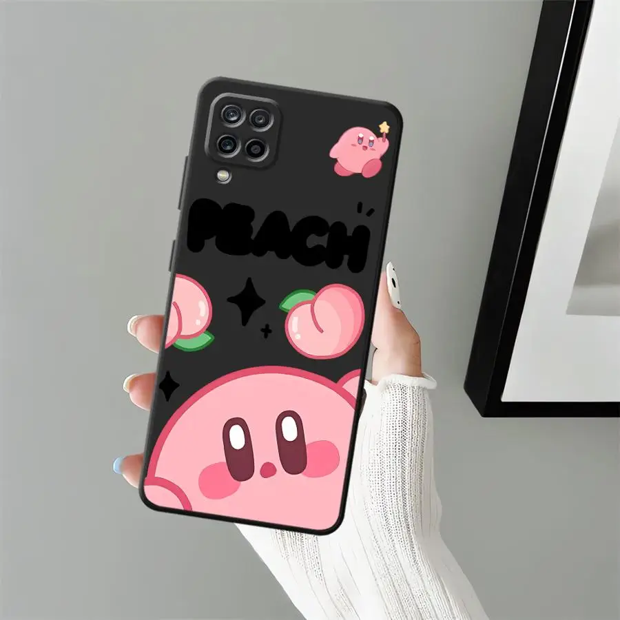 Preto macio caso capa de telefone para samsung galaxy a41 a36 a26 a72 a25 a71 a24 a55 a51 a73 a23 a53 a35 a22 a52 a32 estrelas dos desenhos animados