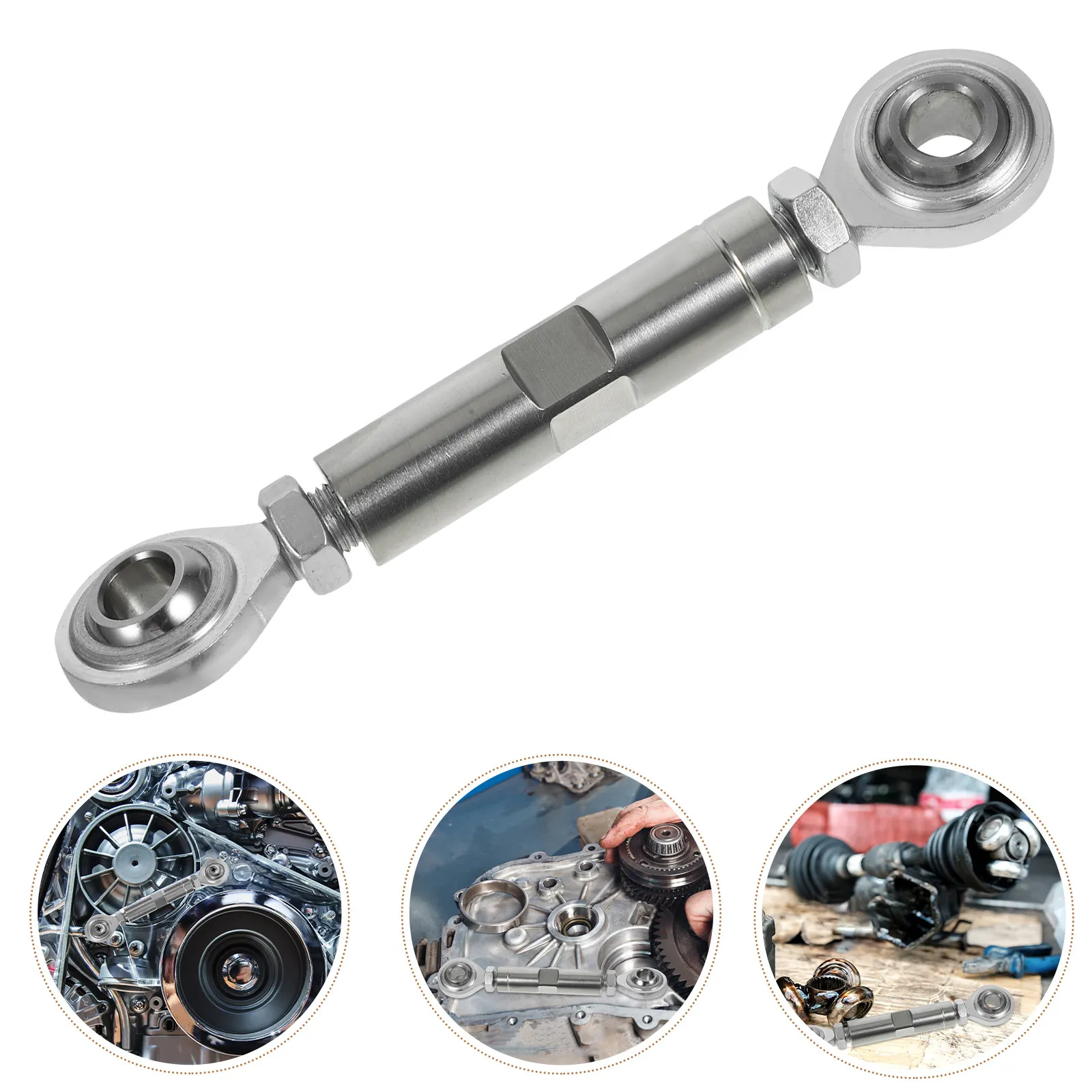 

1Set Car Alternator Bracket Adjustable Tensioner Rod Generator Clamp Universal Distributor Support Enhancer