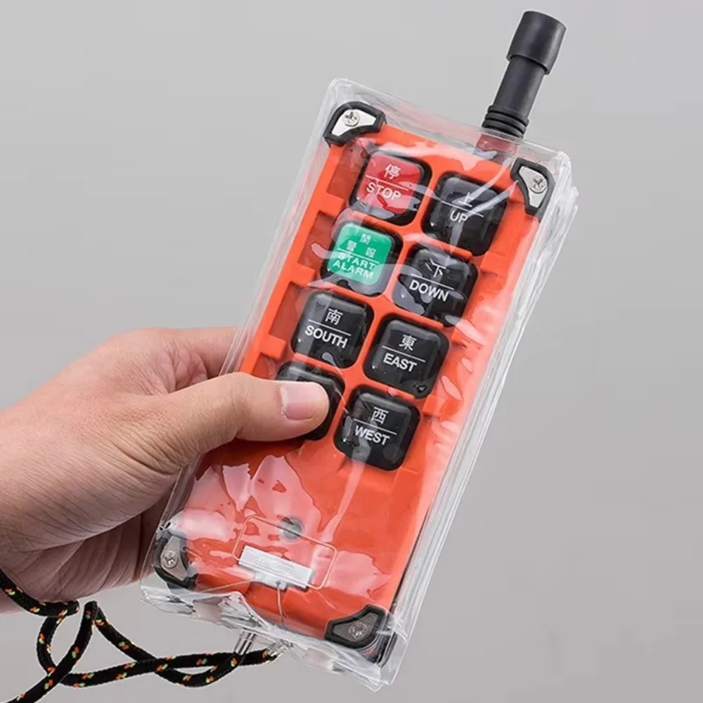 PVC Remote Control Protective Cover Multifunctional Large Capacity Dust Bag Transparent Jacket Protective Cover