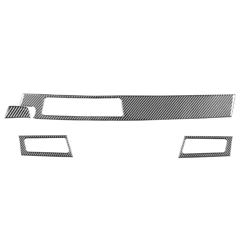 

Для BMW 5 серии E60 2004-2007 панель из углеродного волокна для автомобильной приборной панели выпускного воздуха отделочная крышка аксессуары для интерьера