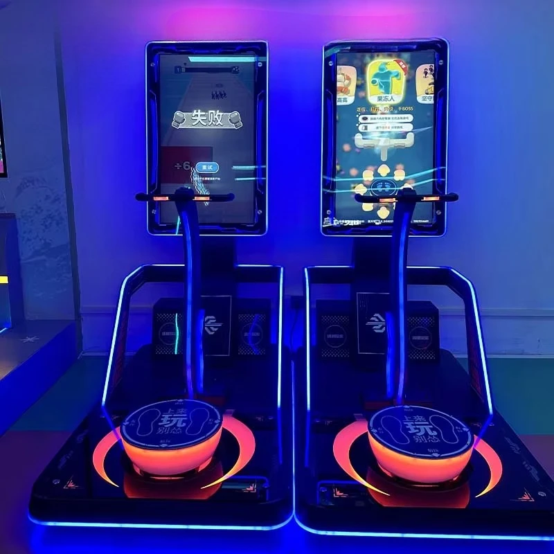 Dynamic Interactive Coin Video Game Heavy Arcade Dancing Machine LED Platformer Multi-Game