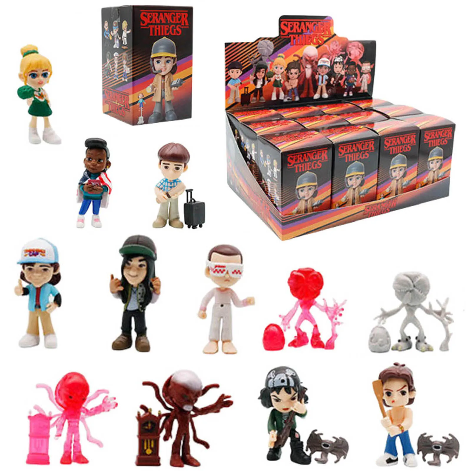

2026 NEW Blind Box Toys Demogorgon Strangered Things Vecna Desktop Ornament Kid Gifts Figure Collectible For Tabletopdeskdecor