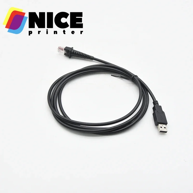 1pcslot New CAB-4130-UNS2 2M Straight USB Cable For Datalogic D100 D130 GD4130 GD4400 QD2130 QD2430 Barcode Scanner Reader