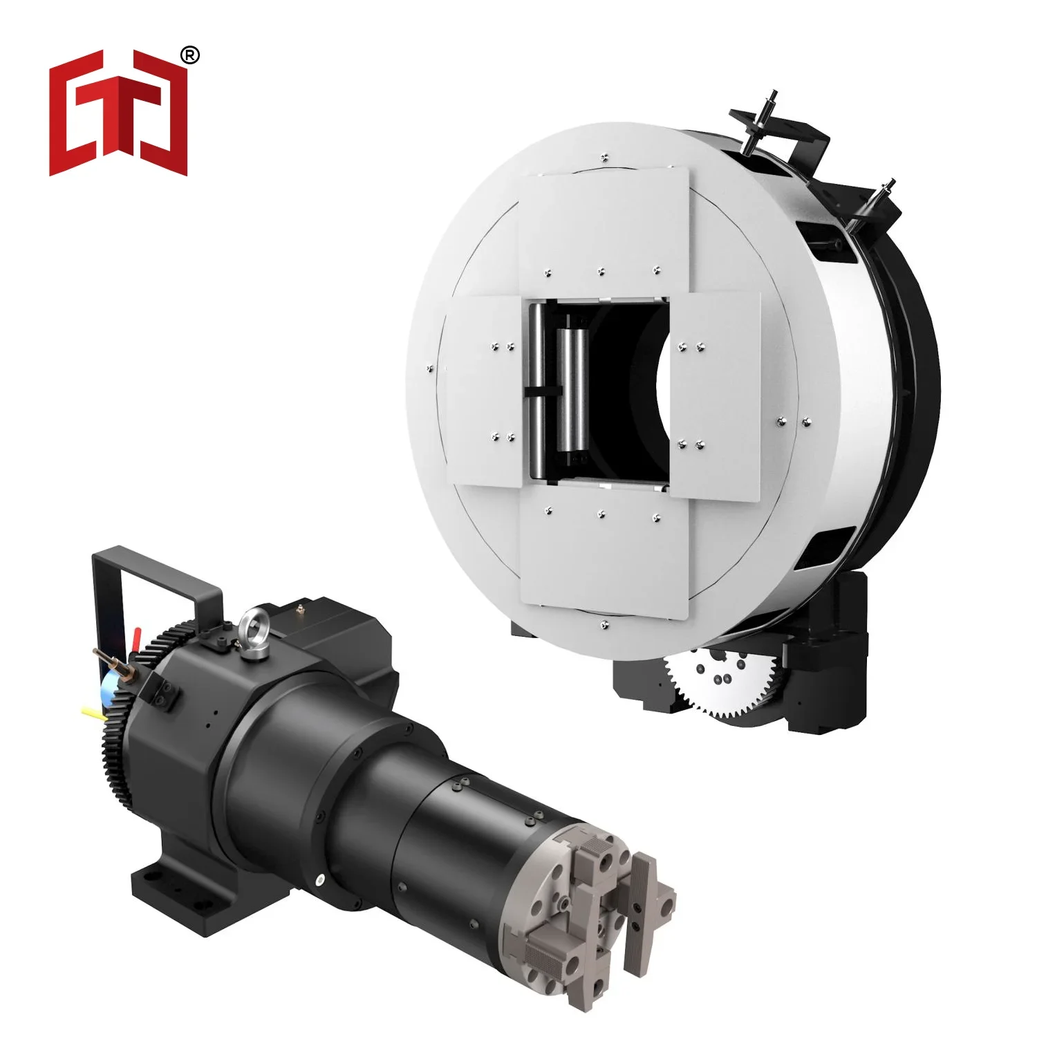 TLF Automatisches Spannfutter Rotary 165 für CNC-Rohrschneidemaschine mit rundem/quadratischem Rohr