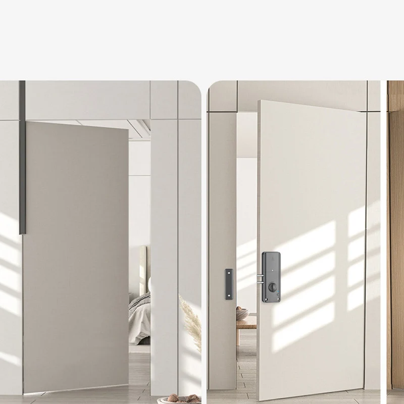 Bluetooth APP Smart Door Lock Smartlock Tuya APP Remote Control IC Card Motor Lock Invisible Keyless No Drill Hole Installation