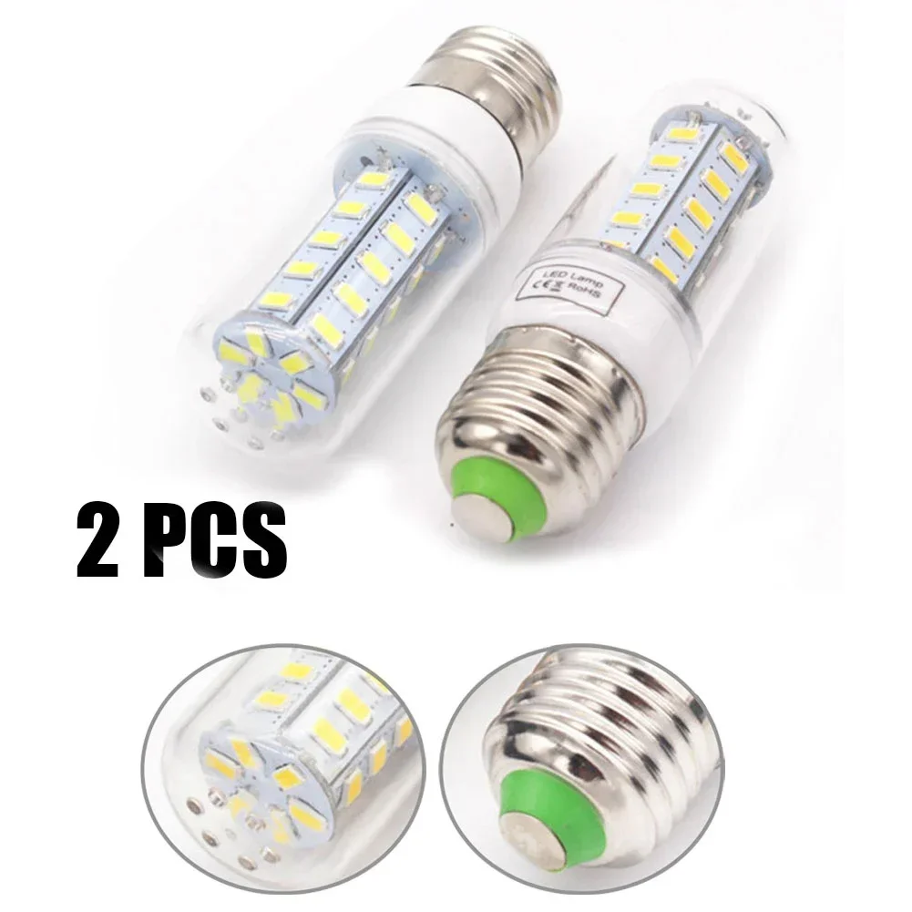 2pcs For E27 Refrigerator Light Bulbs AC220-240V 6W Refrigerator Part 5304511738 Replaces: PS12364857 AP6278388 For 360 Degree