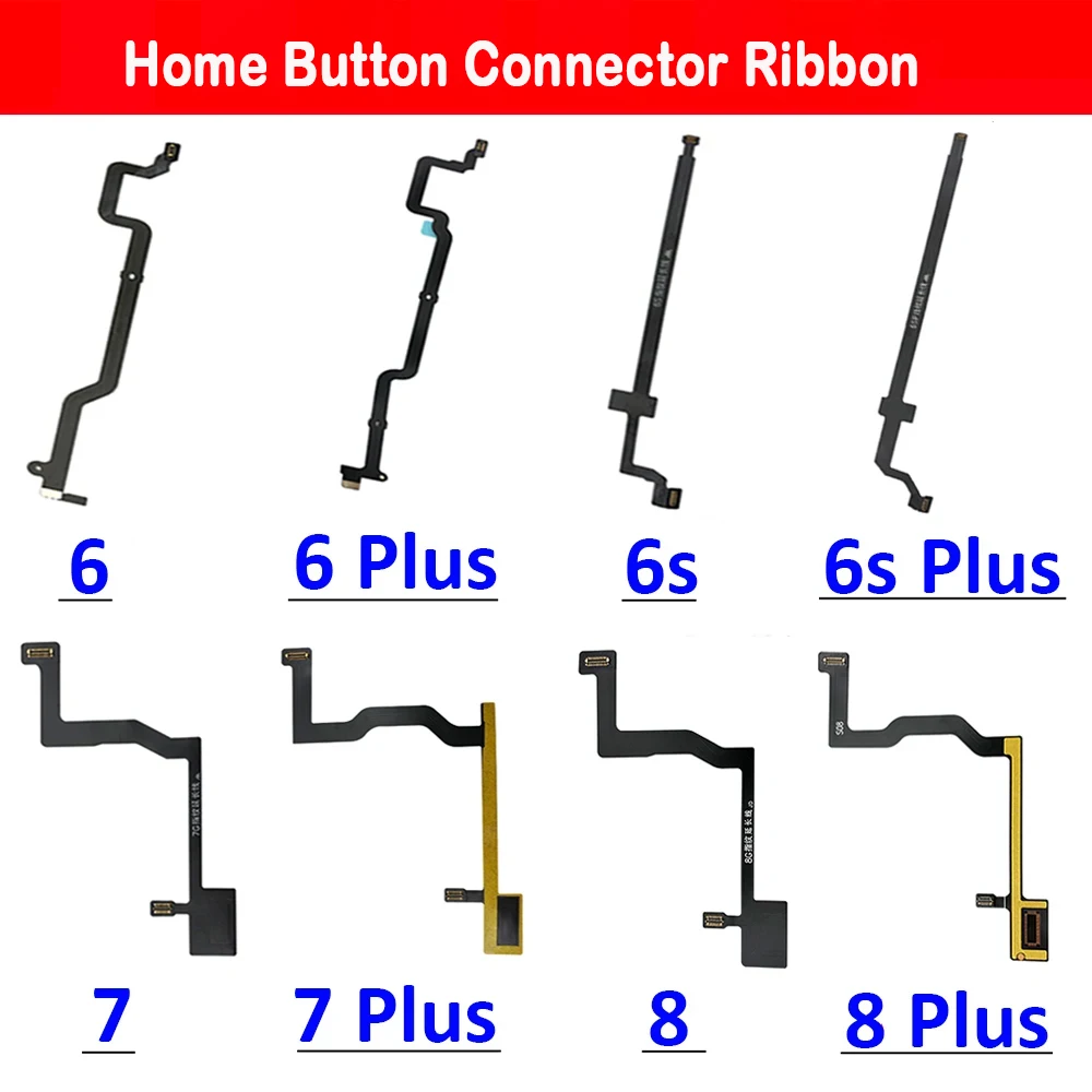 Fingerprint Touch ID Home Button Mainboard Flex Cable For iPhone 6 6G 6S 7G 7 8G 8 Plus 6P 7P 8P Main Board Connector Flex Cable