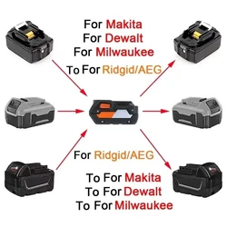 Battery Adapter for Ridgid/AEG to for Makita/Dewalt/Milwaukee Tool,for Makita/Dewalt/Milwaukee Battery to for Ridgid/AEG Tools