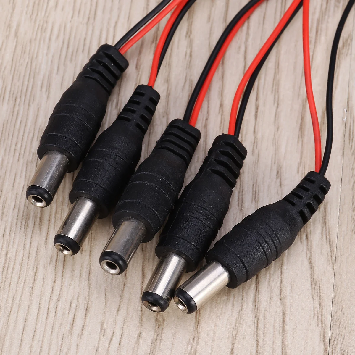 

5Pcs T Tyle Clip 9V Male Dc 5.5x2.1mm Power Plug Durable for Connecting Batteries LED Strips Multimeters Alarms