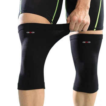 1 ชิ้นกีฬาเข่า Pad สนับสนุน Protector COYOCO ยี่ห้อ Kneepad ป้องกันโรคข้ออักเสบการบาดเจ็บยืดหยุ่นสูงเข่า Guard Keep Warm สีน้ําตาล