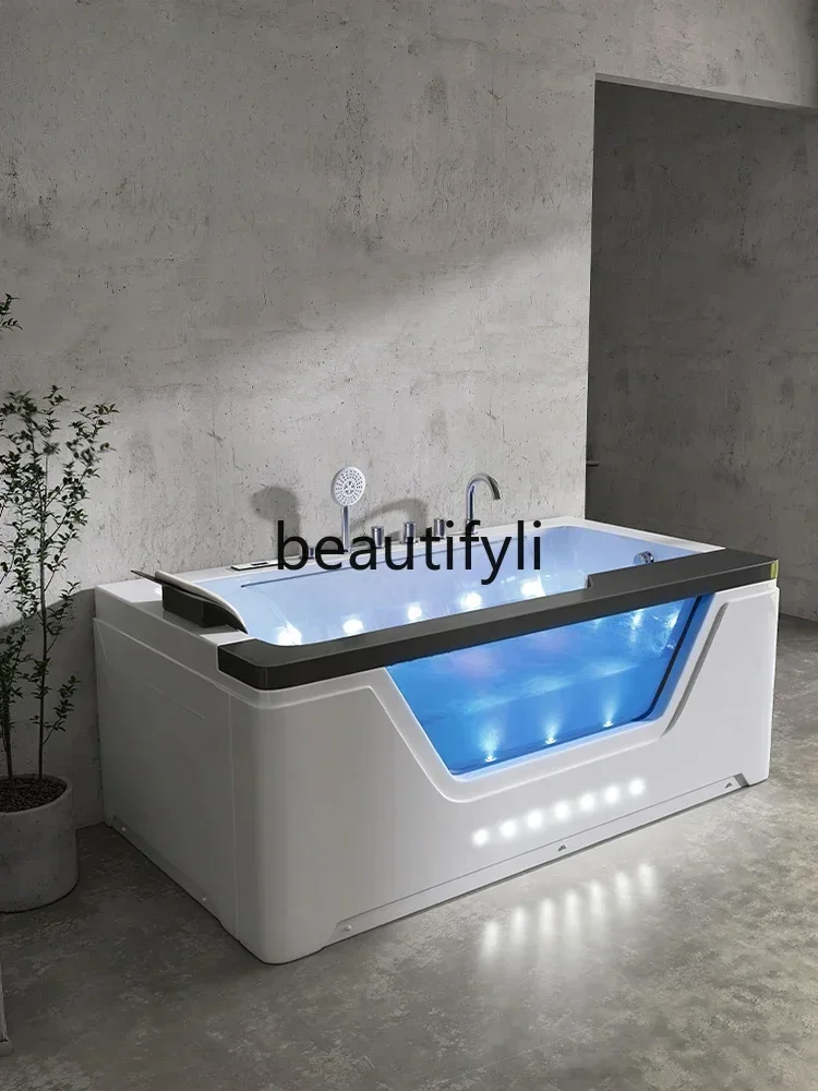 Y ABห้องน้ําม่านน้ําตกท่องนวดอ่างอาบน้ําอะคริลิอุณหภูมิคงที่ความร้อน 1.7 เมตร 209 อ่างอาบน้ํา