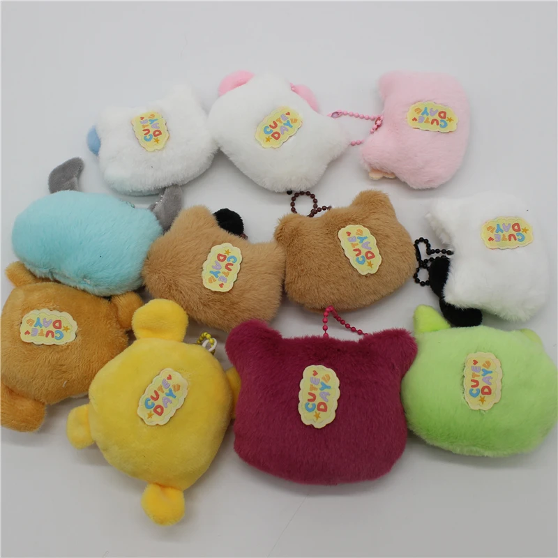 12PIECE Mike Sulley TIGGER Hello Kitty Plush Keychain POOH Plush Doll Toys Kuromi Wallet Bag Pendant Headphone Bag Gifts