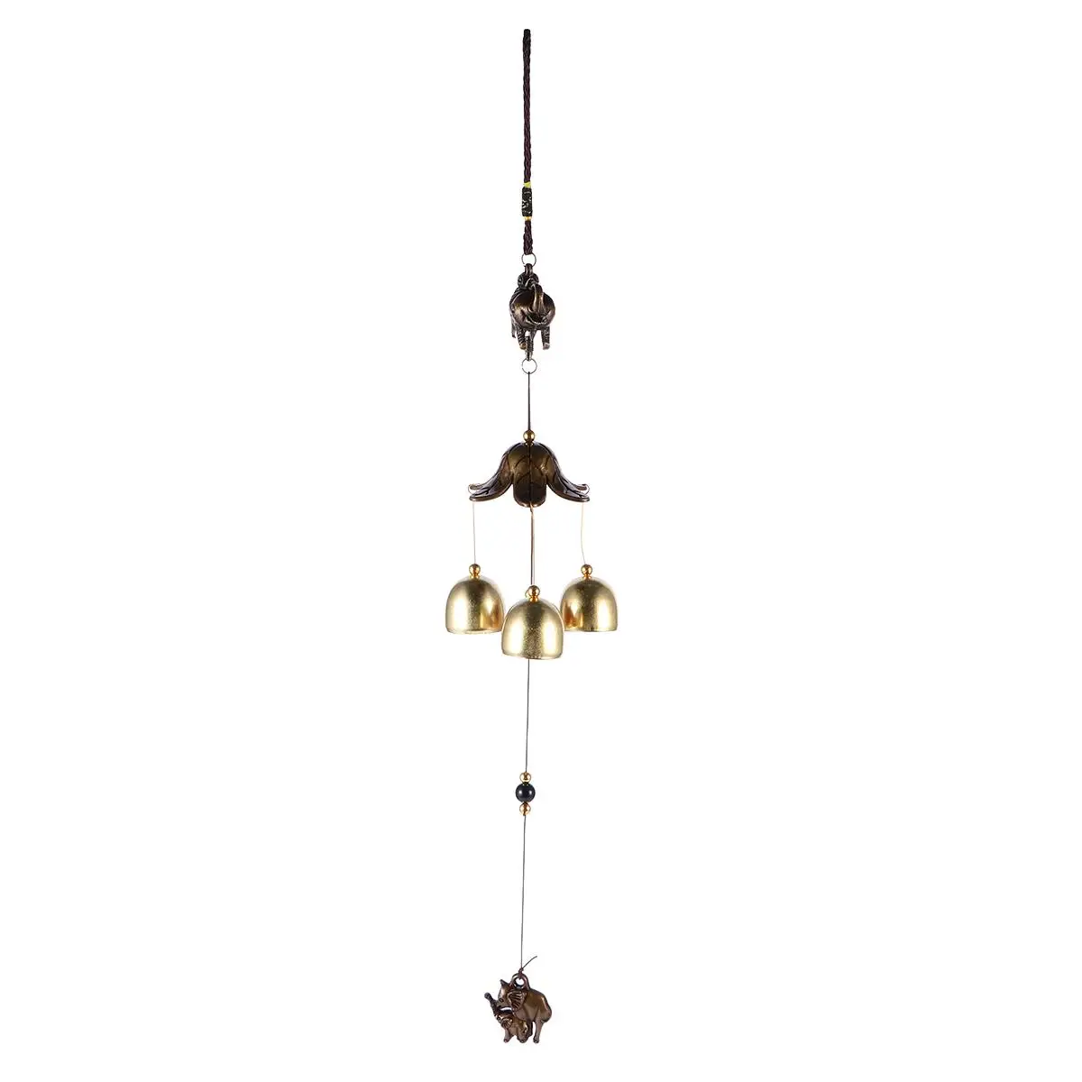 

Retro for Decor Hanging Bell Pendant Charm Evil Removal Wall Metal Wind Chime Hanging Bell Pendant