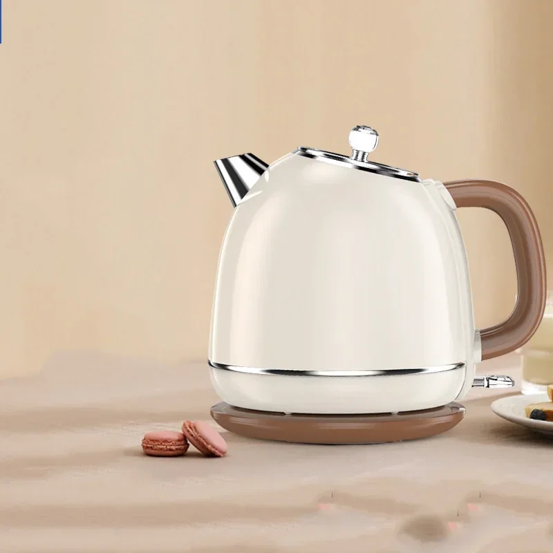 Electric kettle 1PC 1.8L 304 stainless steel liner low noise household hotel office automatic power-off kettle anti-scalding