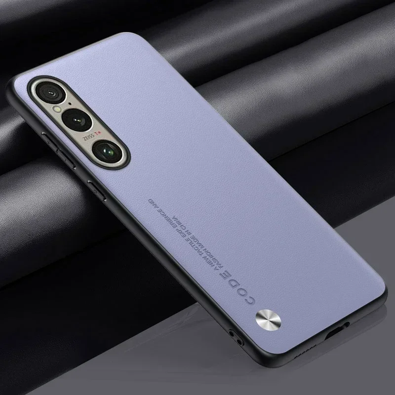 For Sony Xperia 1 VI スマホケース Leather Case For Sony Xperia 1 10 VI 10VI 5G iphone ケース Cover Matte Silicone Protection Phone Case