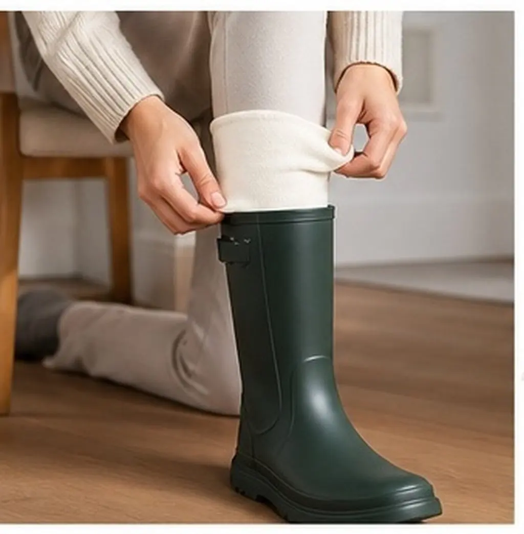 Liner Socks Hunter Rain Boot Liners for Boots Comfortable Short Hiking Cold Weather
