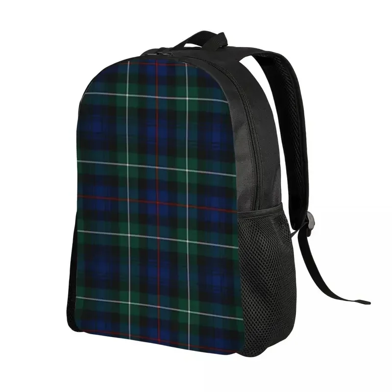 Clan Mackenzie Tartan Backpacks for Men Women School College Student Bookbag Fits 15 Inch Laptop Scotland Art Bags