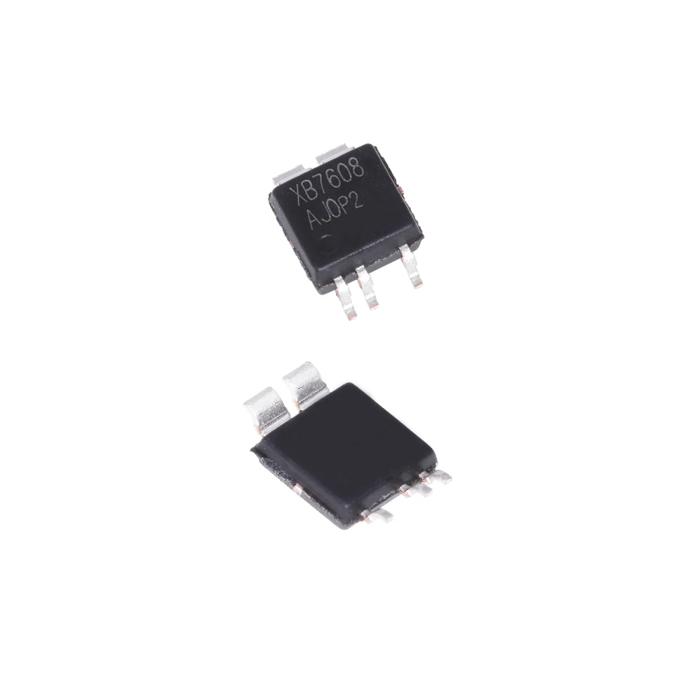 10 pçs/lote xb7608 xb7608aj xb7608af cpc5 2.4a proteção da bateria de lítio ic smd chipset boa qualidade