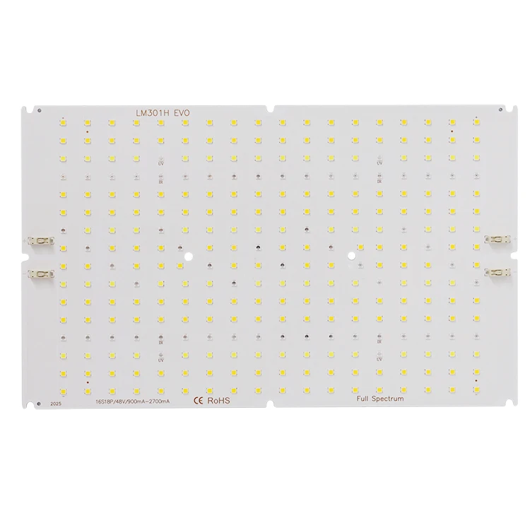 Upgraded Version! 120W Kingbrite PCBA Board LM301H Evo with 660nm UV IR for Full Spectrum Led Grow Light (PCBA only)