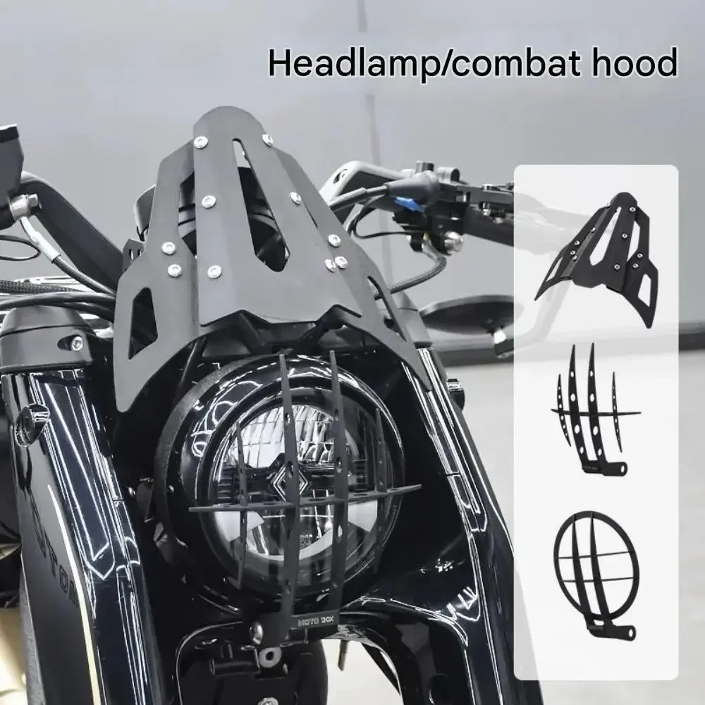 【Factory Direct】Fit BENDA Chinchilla 500 Retro Original Headlight Grille Guard Protective Shell