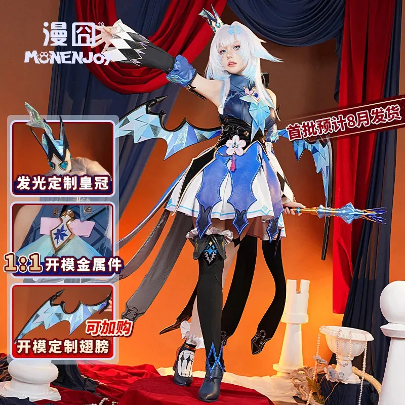 

LQHonkai Star Rail Cerydra Game Косплей Костюм Парик Платье Униформа Крыло Амфоре для Женщин Девочек Хэллоуин Фестиваль Вечерние Реквизит