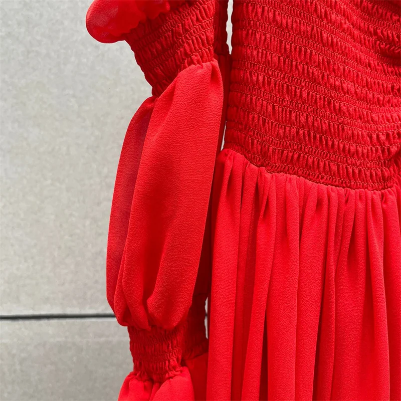 Damesjurk Winter 2025, nieuwe taille cinched slim fit vloerlengte jurk Sexy off shoulder lange jurk jarretel feestjurken y2k