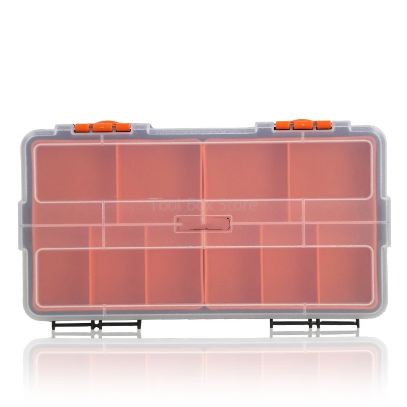 Screw Storage Box Plastic Toolbox Portable Parts Box Classification Component Box Tool Case Hardware Tool Organizer Boxes