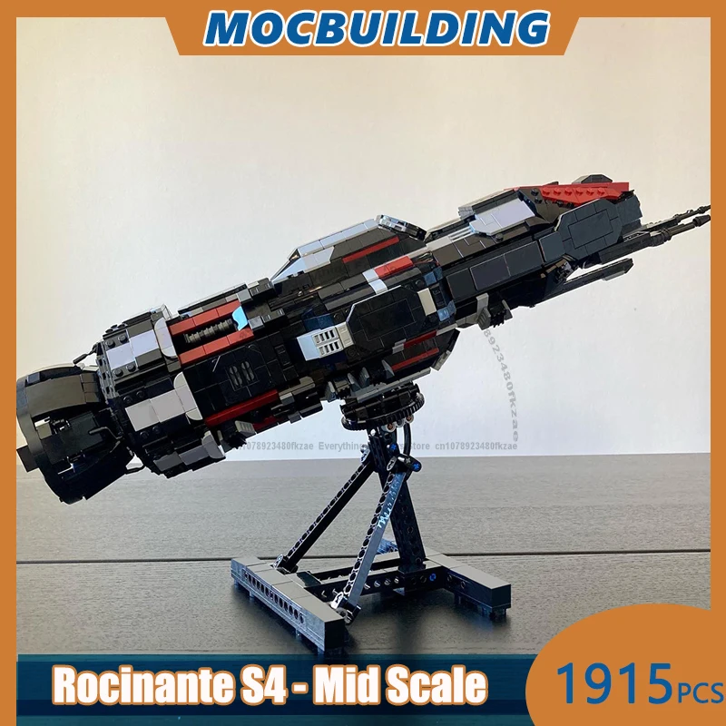 Rocinante S4 - กลางรุ่น MOC Building Blocks พื้นที่ DIY ประกอบอิฐคอลเลกชันจอแสดงผล Creative Xmas ของเล่นของขวัญ 1915PCS