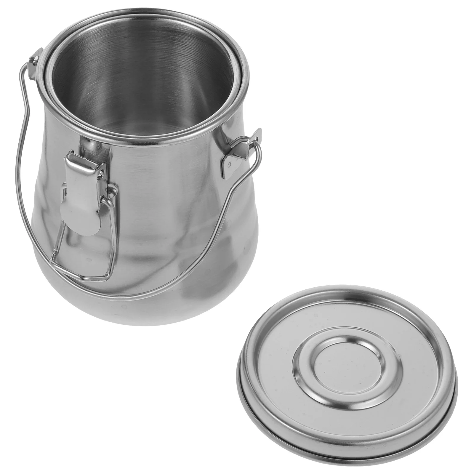 Oil Painting Palette Container Stainless Steel Double Layer M Size Portable Brush Washing Bucket For Outdoor Travel