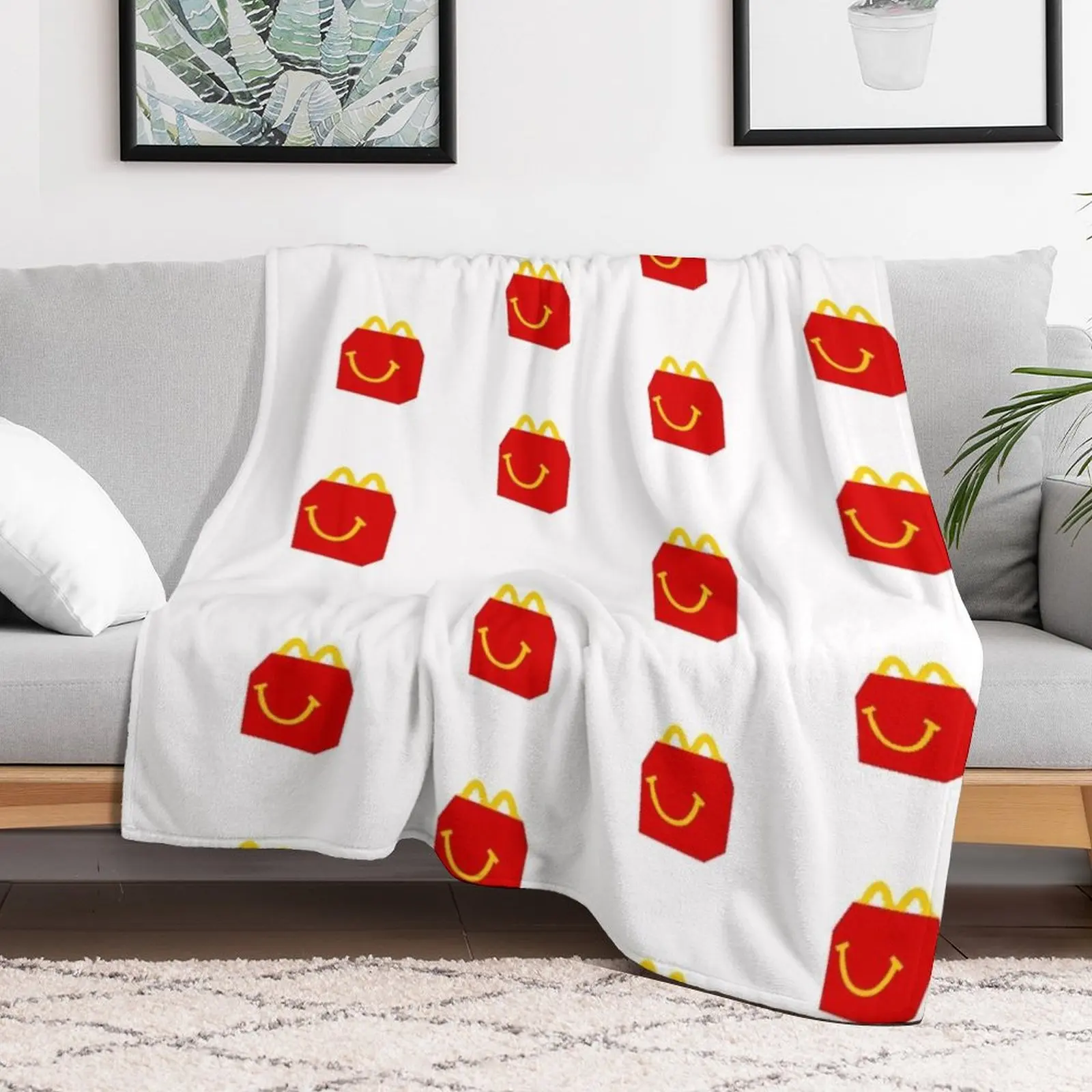 happy meal Throw Blanket Large Thin Extra Large Throw manga Blankets