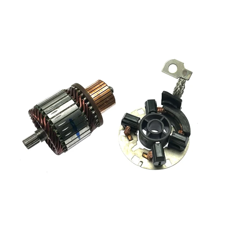 Rotor de arranque para VOLKSWAGEN Jetta SANTANA, soporte para cepillo de Motor, 1 piezas