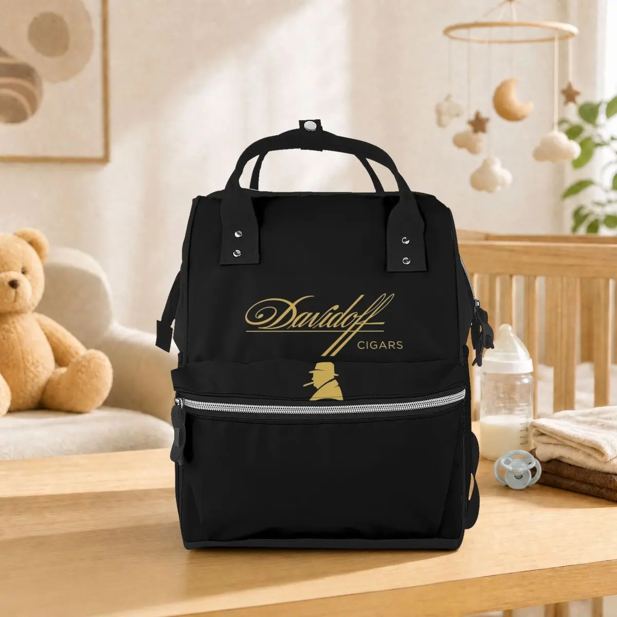 zaino-scolastico-davidoff-cigars-black-ideale-per-studenti-per-escursioni-viaggi-e-uso-quotidiano-adatto-a-uomini-e-donne-borsa-per-libri-borsa-a-tracolla