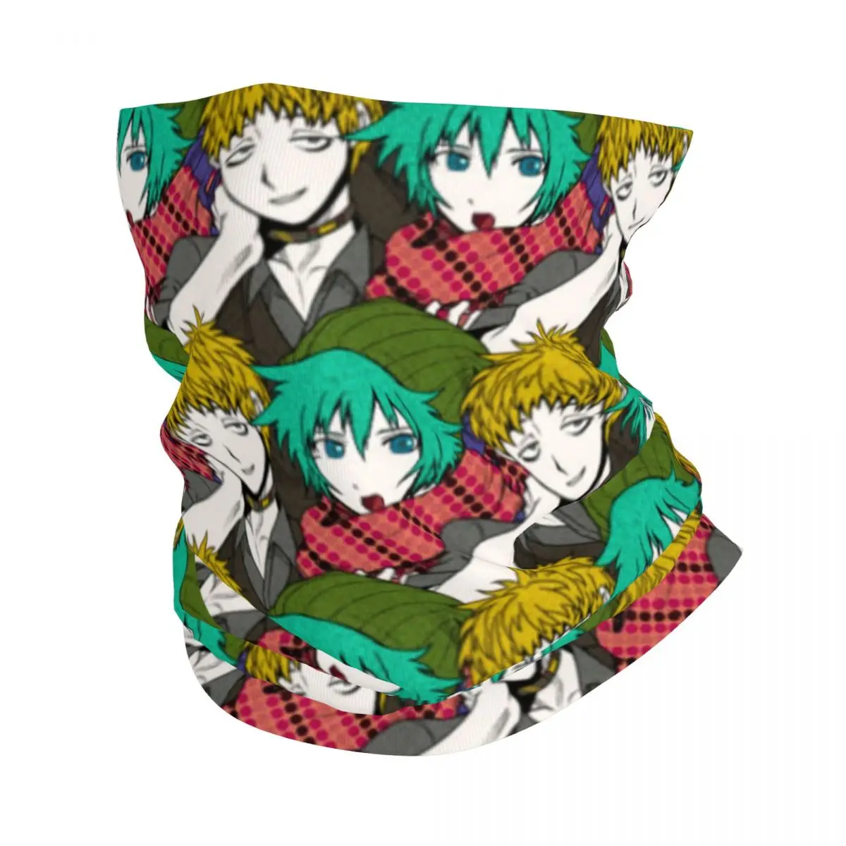 YTTD Shin Tsukimi Keiji Shinoji Bandana Neck Gaiter Your Turn To Die Anime Game Mask Scarf Headwear Hiking for Men Women Adult