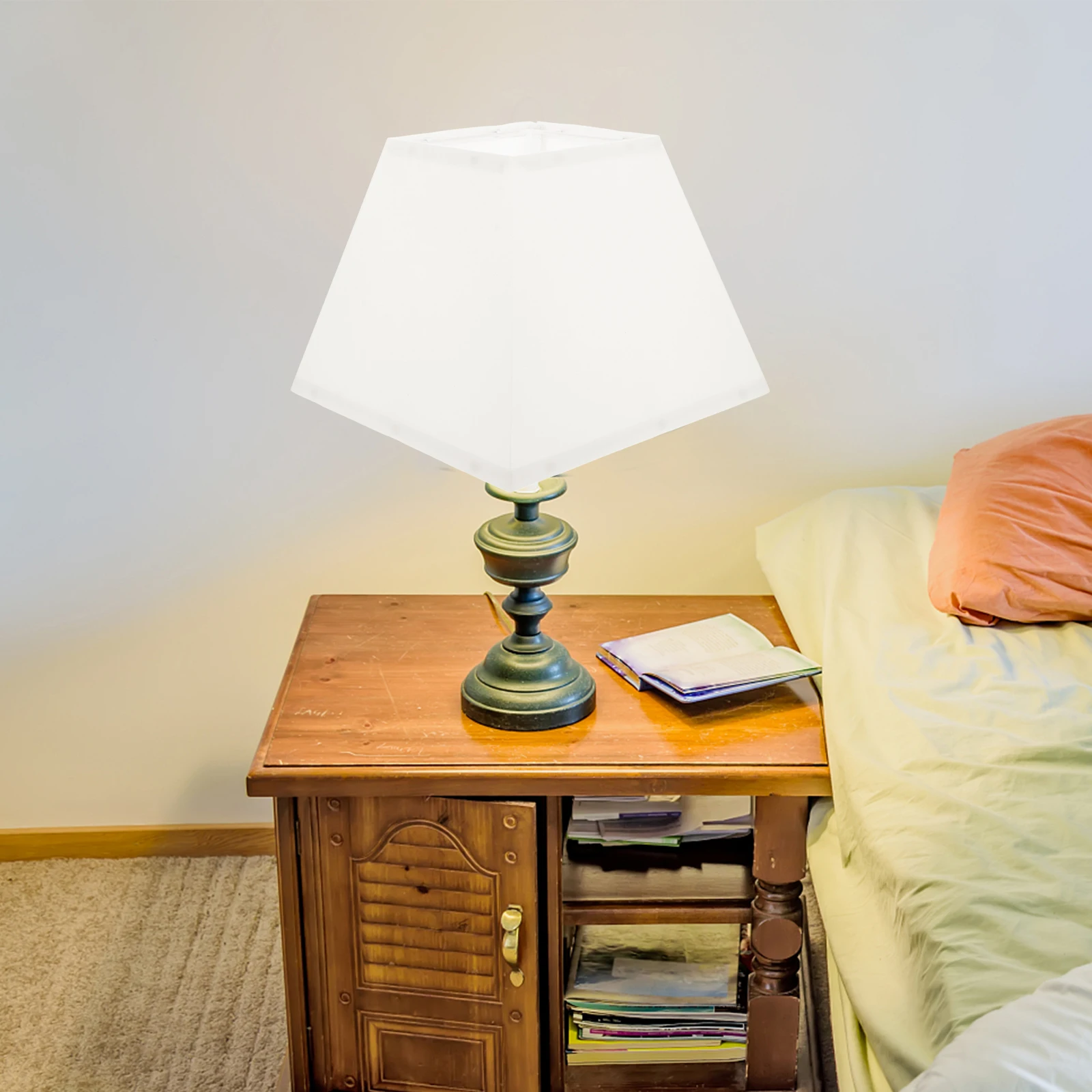 

Lamp Shade Shades for Floor Lamps Craft Standing Large Drum Burlap Diamond Iron Lampshade Ivory Folding Desk Table