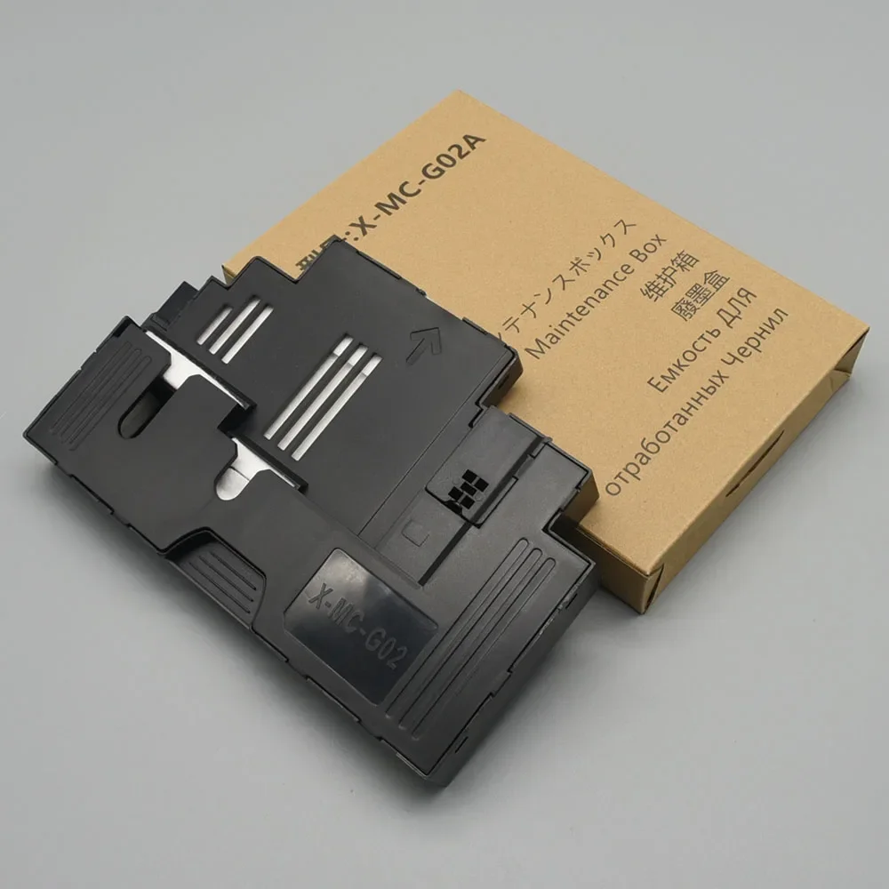 1XUsed for Canon MC-G02 maintenance ink cartridge G2920 G2923 G2960 G3160 G1220 G2260 G3260 G580 G680 maintenance box 2962 waste