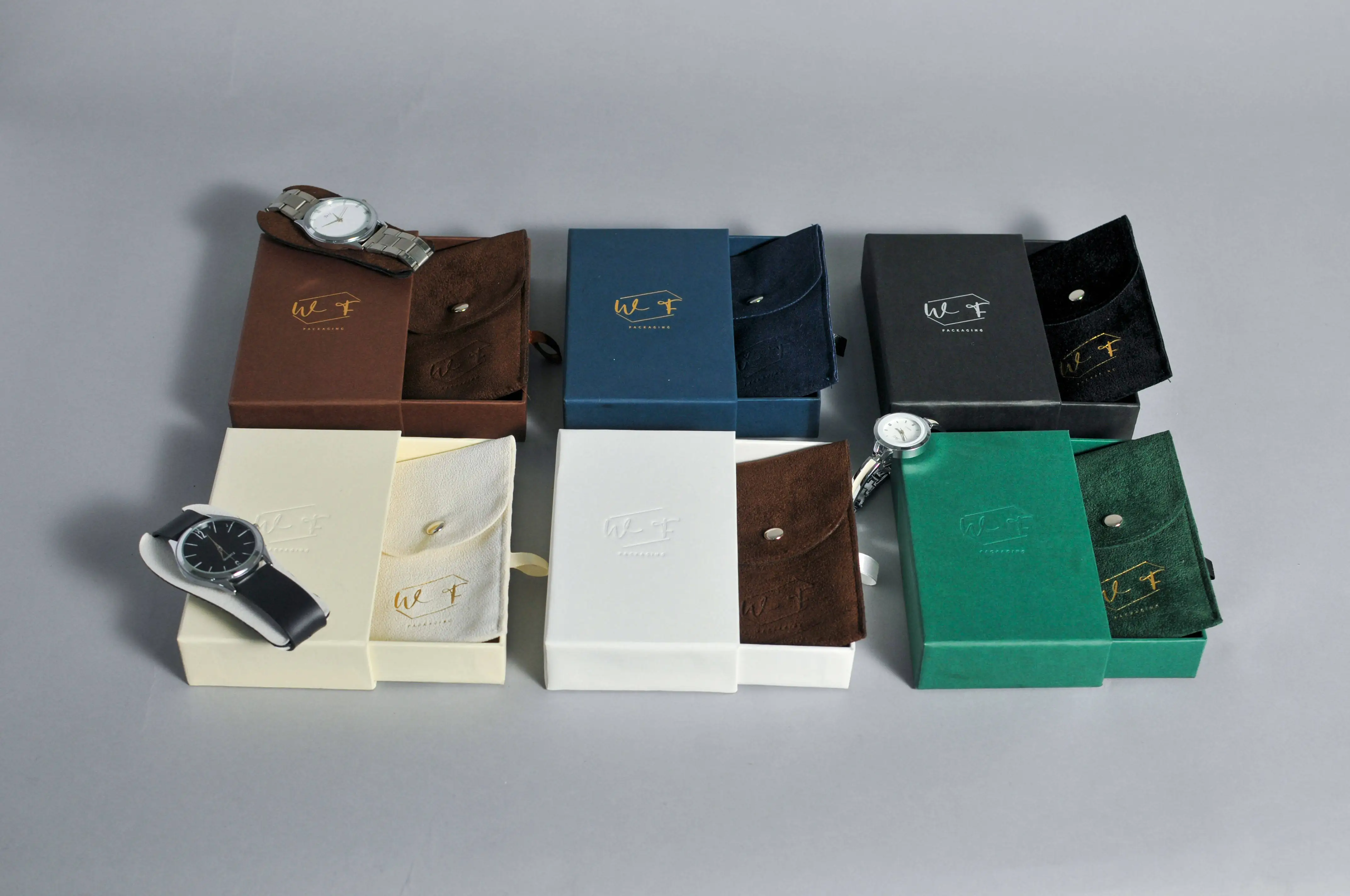 

50pcs Wholesale Luxury Cardboard Watch Drawer Box Premium Jewelry Container for Watch Gift Packaging
